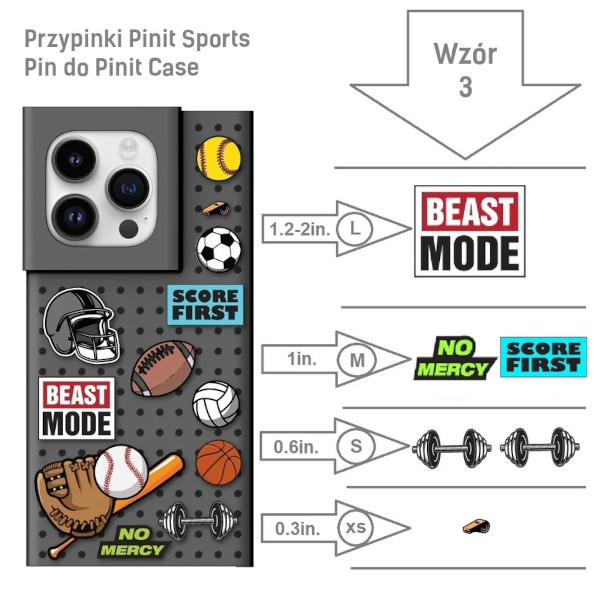 Przyrožinės spalvosi Pinit Sports Pin do Pinit DėklasWzór 3 aprašymas - Prekės nuotrauka Przyrožinės spalvosi Pinit Sports Pin do Pinit DėklasWzór 3 aprašymas - Prekės nuotrauka