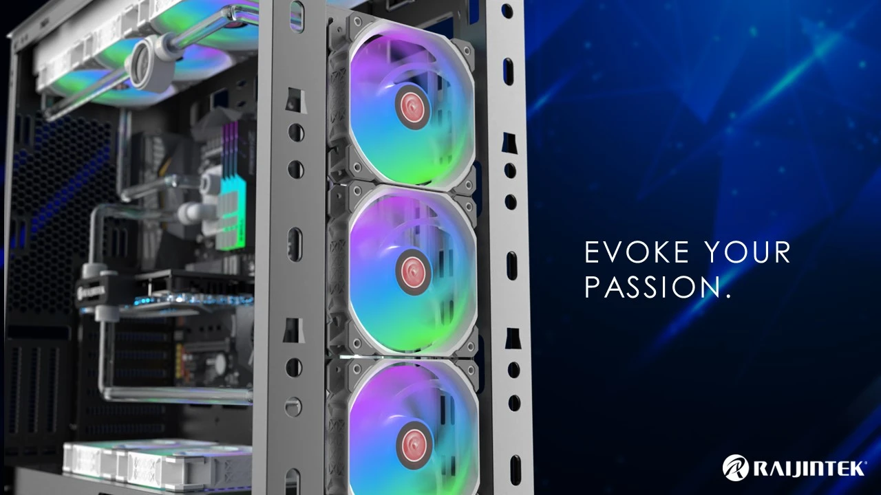 Raijintek AGERAS 12 ARGB-1, case fan juodas aprašymas - Prekės nuotrauka
