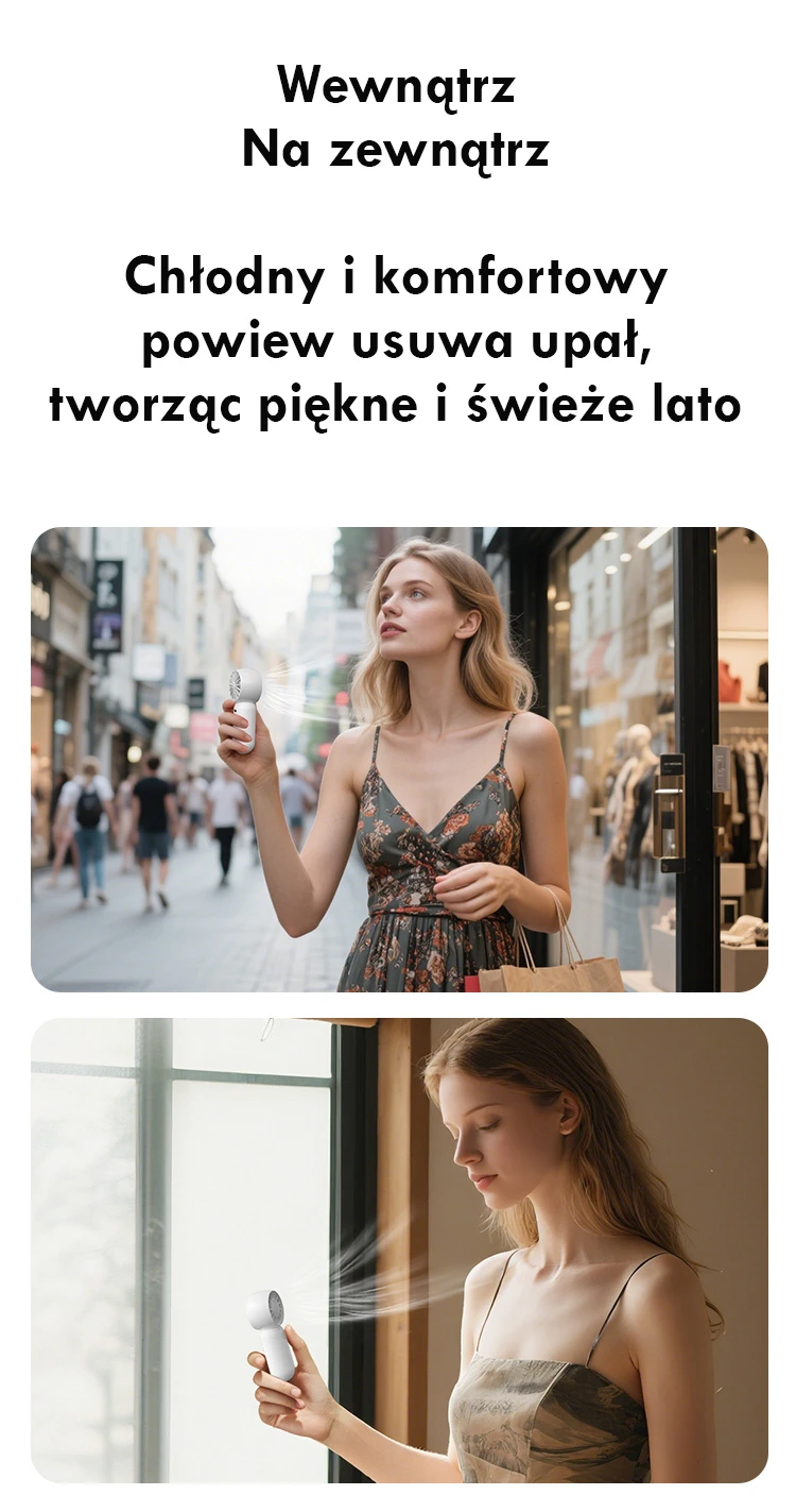 Rankinis ventiliatorius USAMS Mini Pocket ZB354 rožinės spalvos aprašymas - Prekės nuotrauka