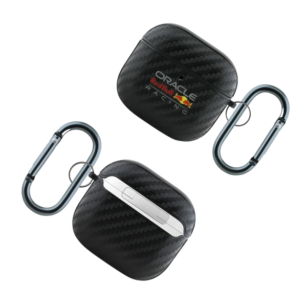 Dėklas Red Bull Raudona Bull Raudona Bull PU Carbon Logo AirPods 4 juodos spalvos aprašymas - Prekės nuotrauka Dėklas Red Bull Raudona Bull Raudona Bull PU Carbon Logo AirPods 4 juodos spalvos aprašymas - Prekės nuotrauka