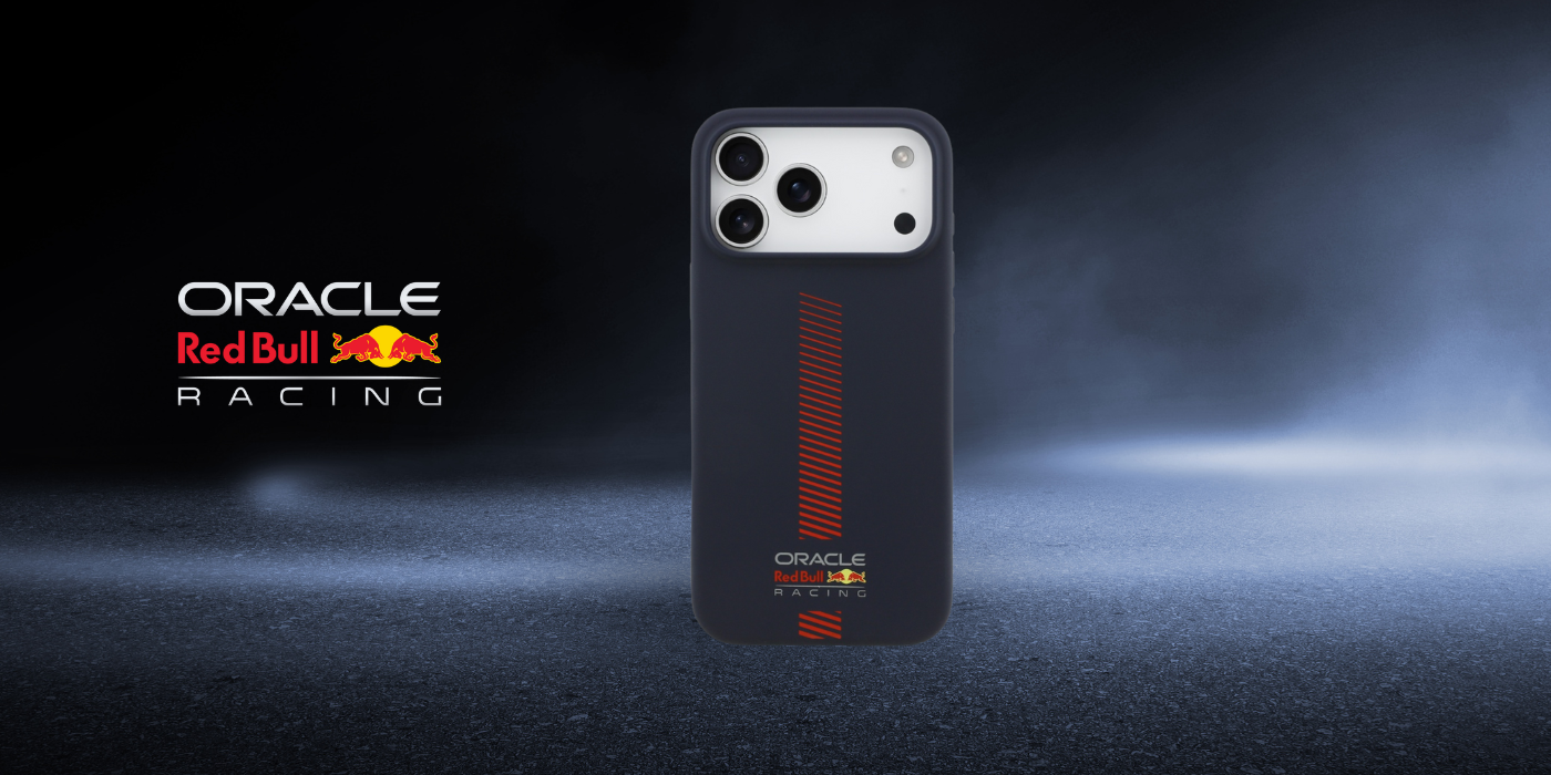 Red Bull Raudona Bull Raudona Bull silikoninis „Powerbar“ MagSafe dėklas iPhone 17 Pro Max, tamsiai mėlynos spalvos aprašymas - Prekės nuotrauka