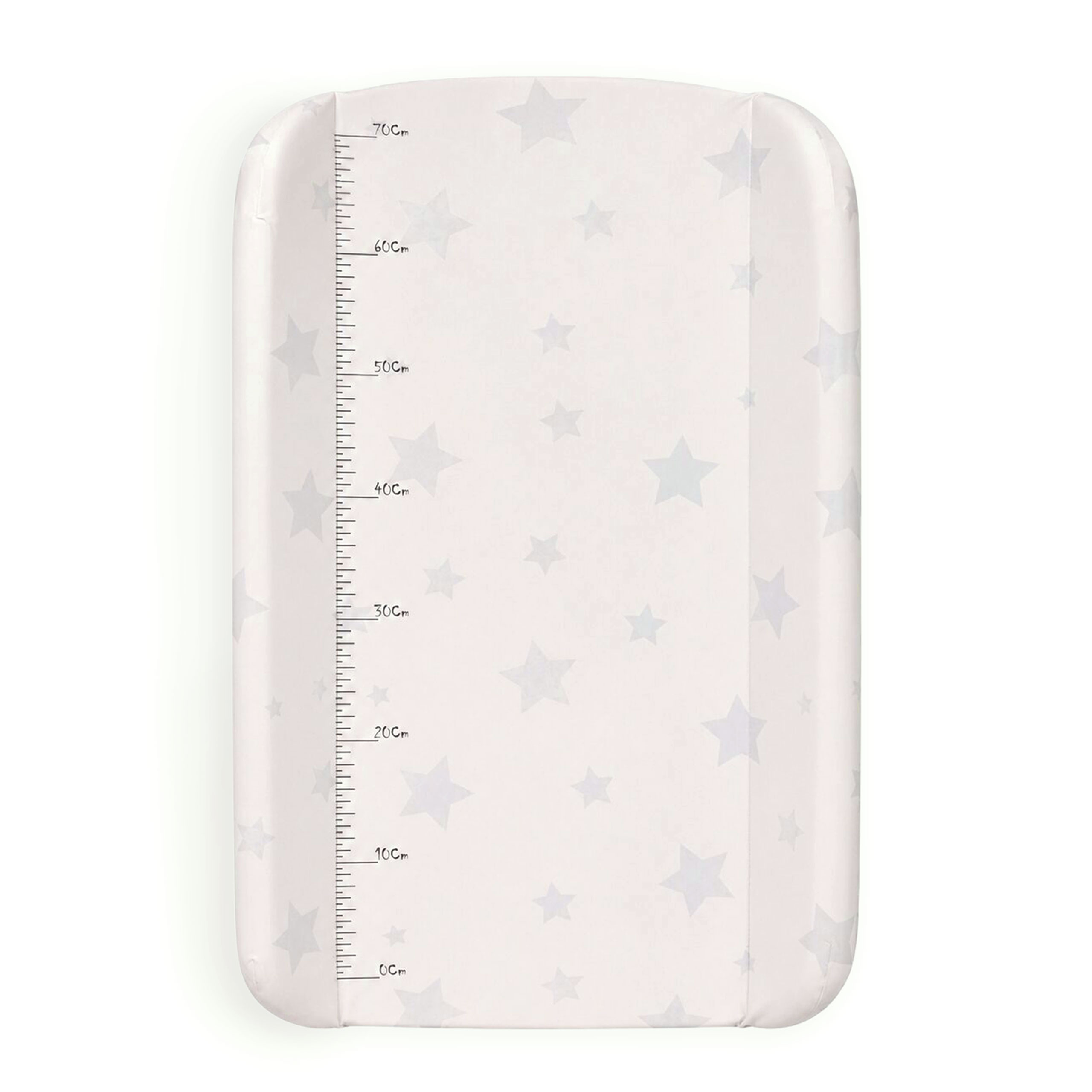 Rigid contoured changing mat topper 85×50 cm for crib and dresser stars ECOTOYS aprašymas - Prekės nuotrauka