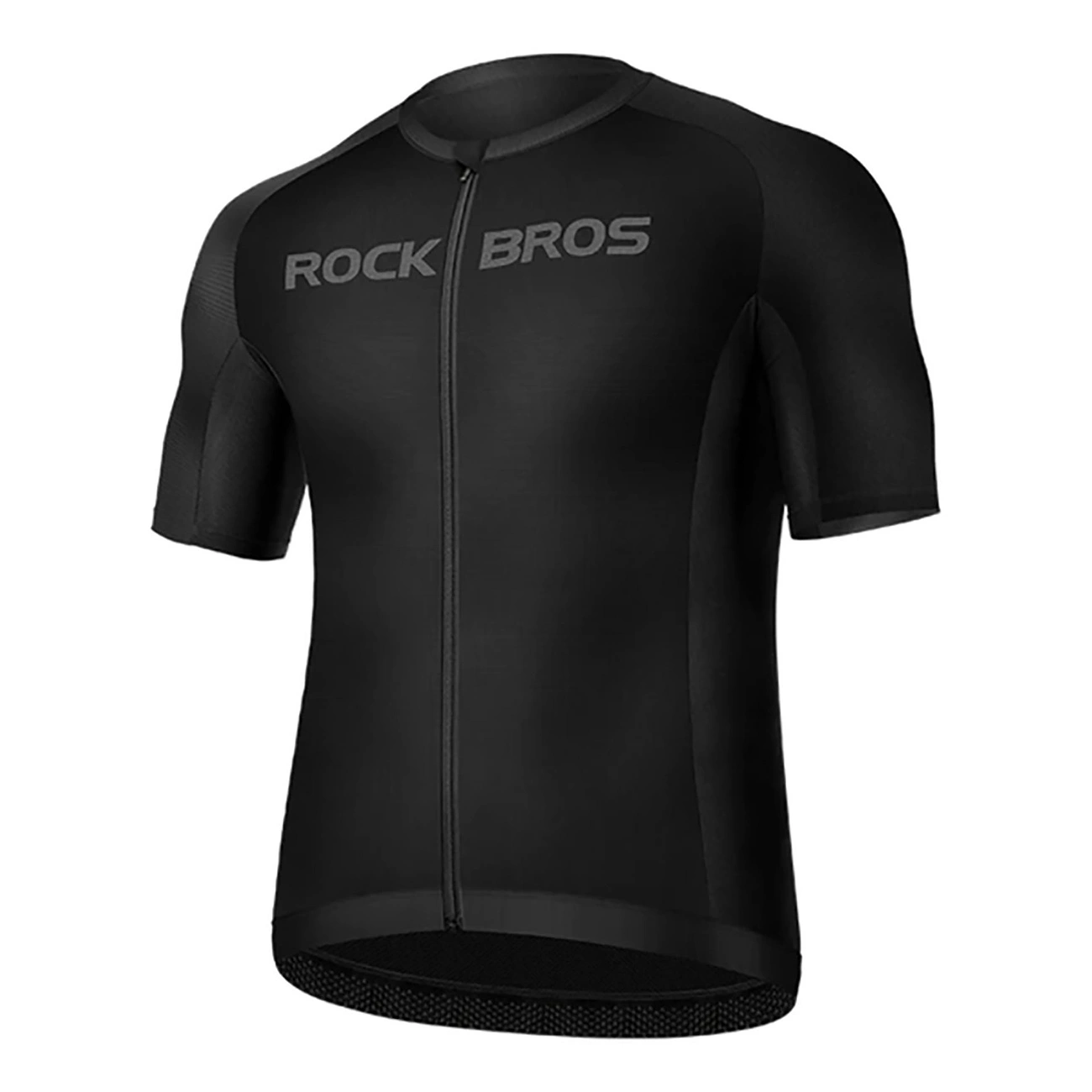 Rockbros 15120002006 trumpomis rankovėmis dviratininko marškinėliai XXXL – juodos spalvos aprašymas - Prekės nuotrauka