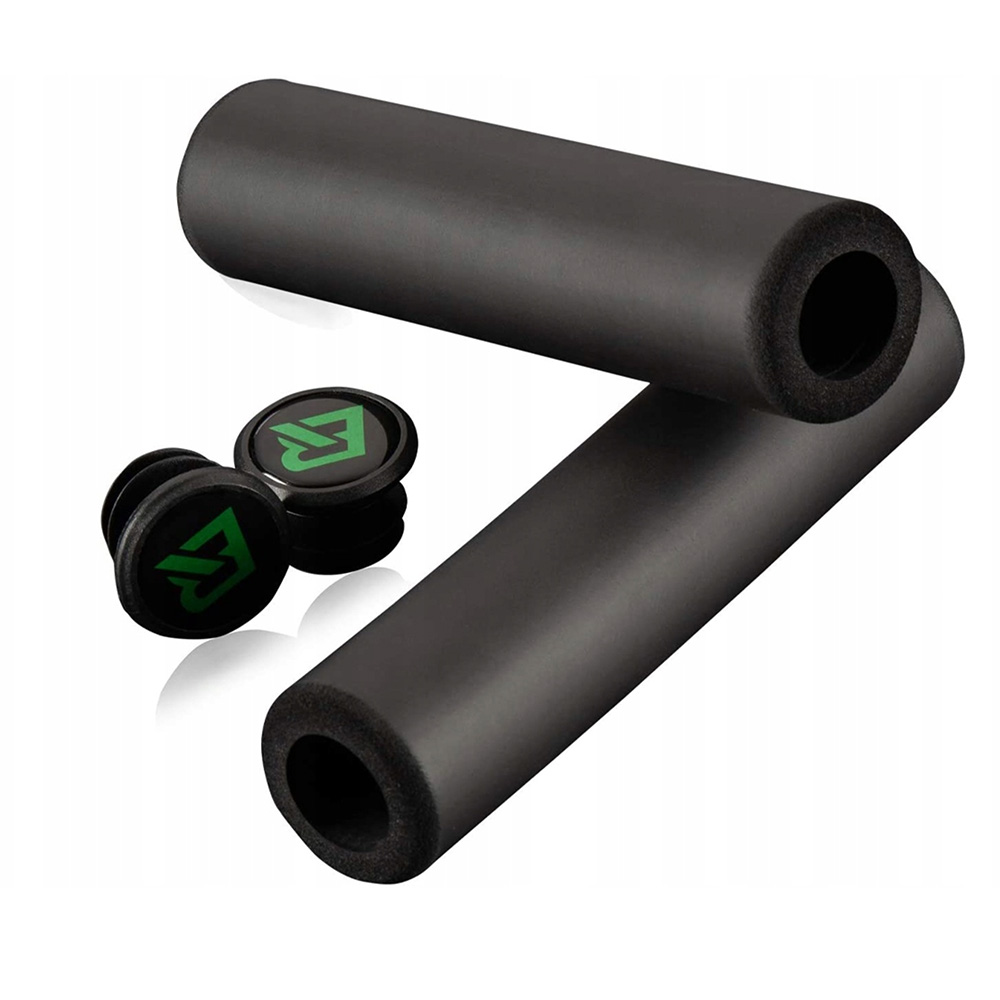 Rockbros GMBT1001BK bicycle grips made of silicone foam – juodas aprašymas - Prekės nuotrauka Rockbros GMBT1001BK bicycle grips made of silicone foam – juodas aprašymas - Prekės nuotrauka
