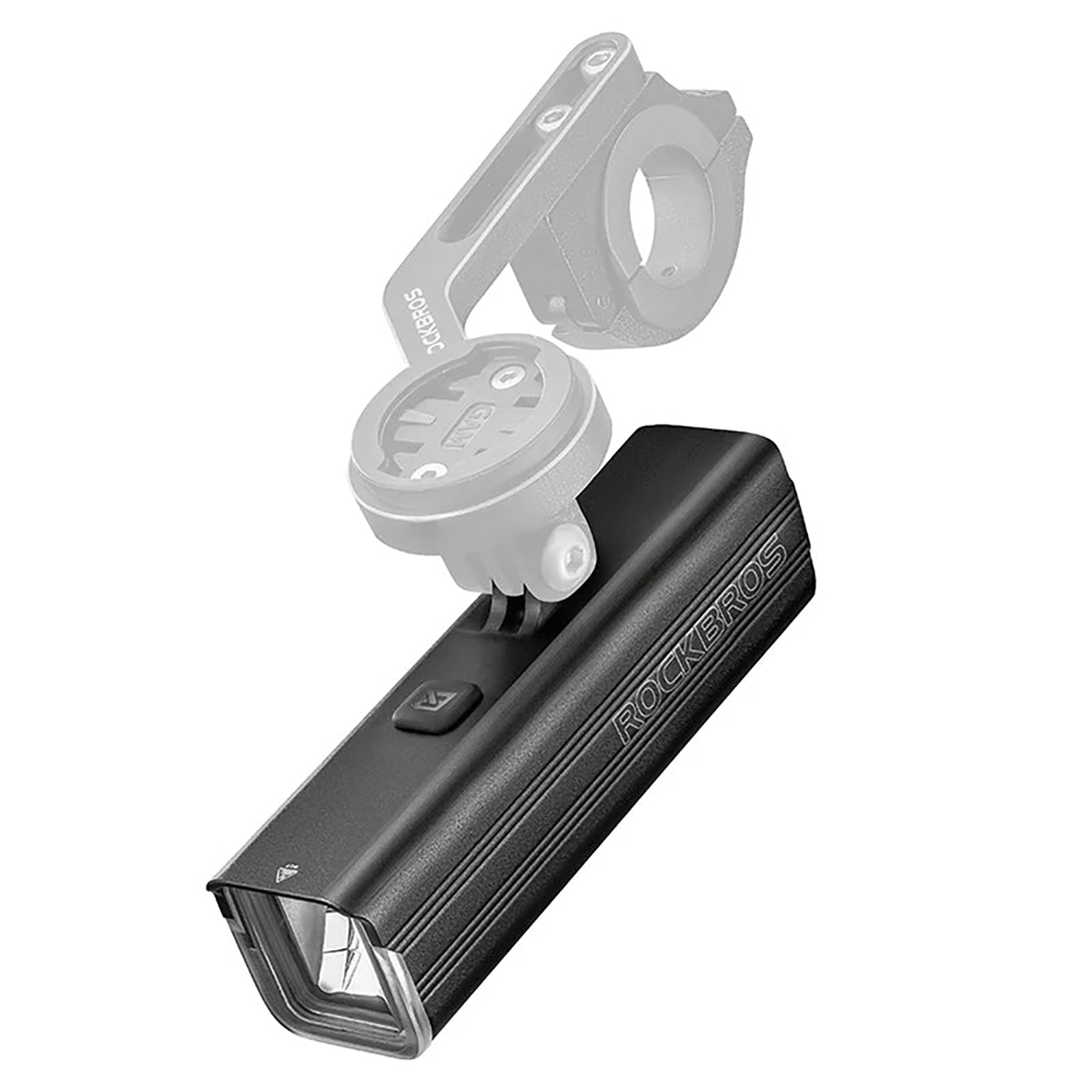 Rockbros RHL1500 priekinis dviračio žibintas 5000mAh 1500lm IPX6 – juodos spalvos aprašymas - Prekės nuotrauka