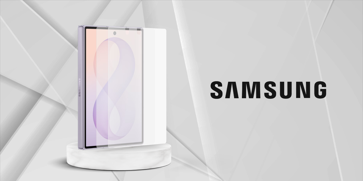 112803 „Samsung“ neatspindinti ekrano apsauga – 2 vnt. skirtukai „Galaxy Z Fold8“ skaidrūs aprašymas - Prekės nuotrauka