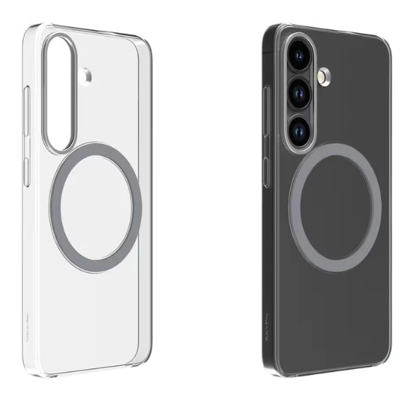 Dėklas Spigen „Samsung Galaxy S25“ skaidrus magnetinis dangtelis, skaidrus aprašymas - Prekės nuotrauka