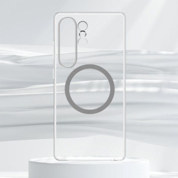 Dėklas Spigen „Samsung Galaxy S25“ skaidrus magnetinis dangtelis, skaidrus aprašymas - Prekės nuotrauka