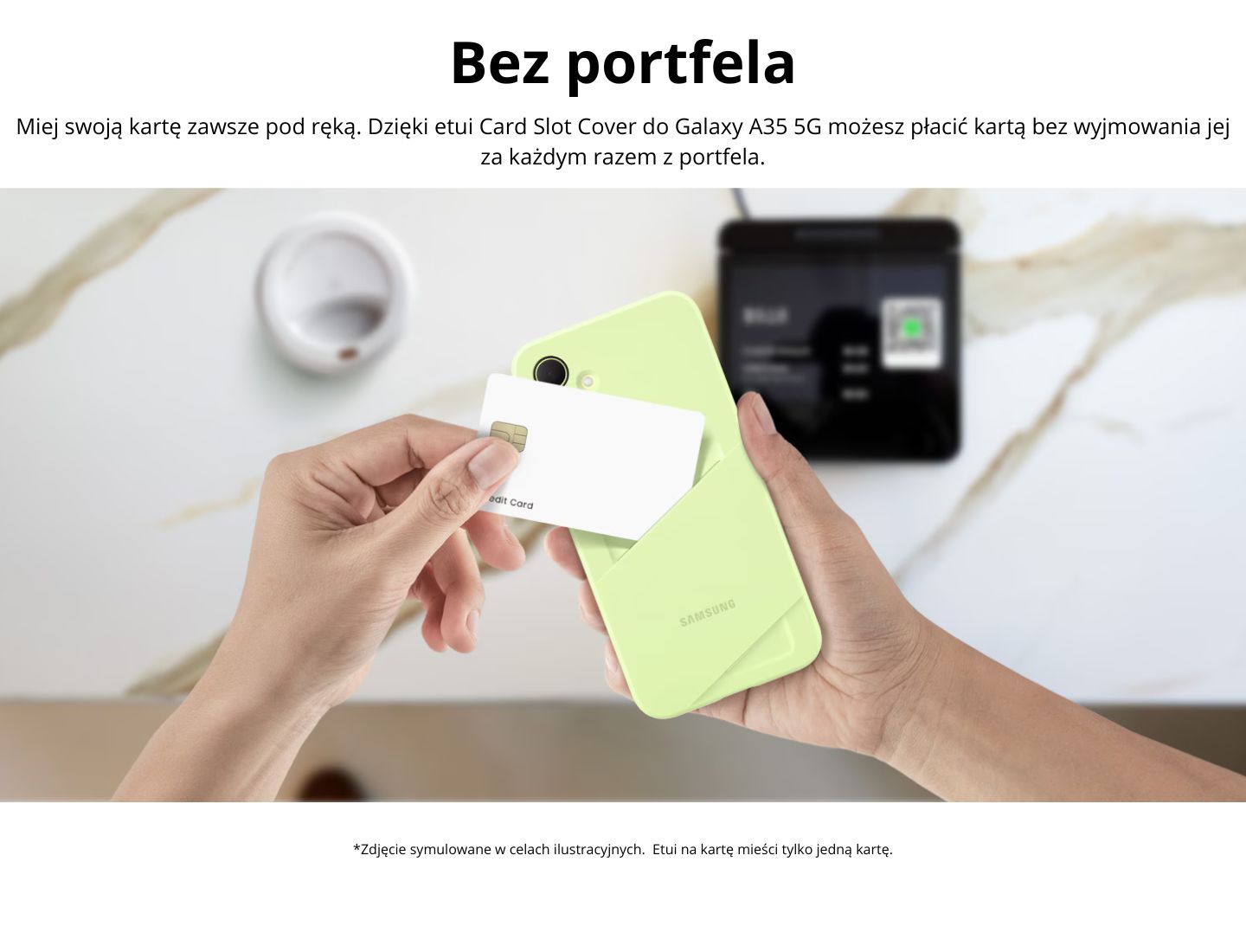 Dėklas Samsung Galaxy A35 Card Slot Cover Juodas aprašymas - Prekės nuotrauka Dėklas Samsung Galaxy A35 Card Slot Cover Juodas aprašymas - Prekės nuotrauka