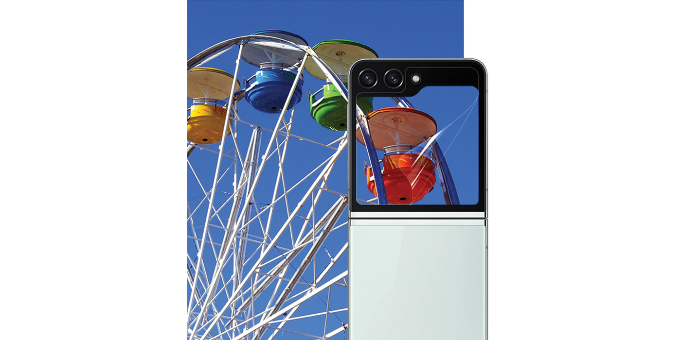UF731CTE priekinė apsauginė plėvelė, skirta Samsung Galaxy Flip 5, skaidri (skaidri) aprašymas - Prekės nuotrauka UF731CTE priekinė apsauginė plėvelė, skirta Samsung Galaxy Flip 5, skaidri (skaidri) aprašymas - Prekės nuotrauka