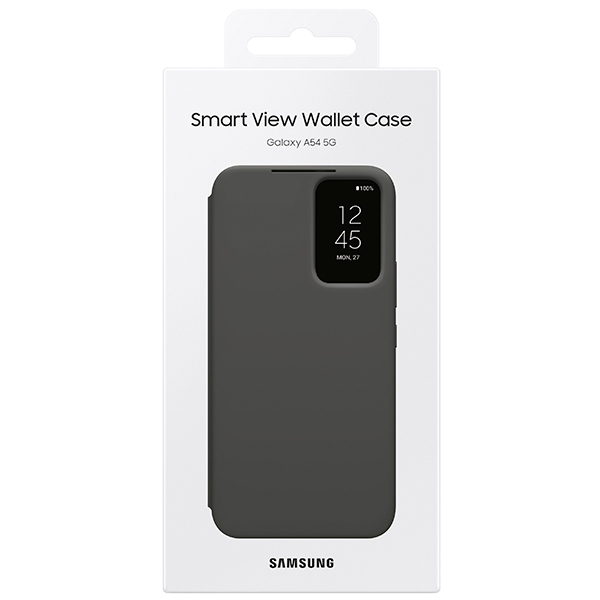 Dėklas ZA546CBE Smart View Wallet Case for Samsung Galaxy A54 Juodas (Juodas) aprašymas - Prekės nuotrauka