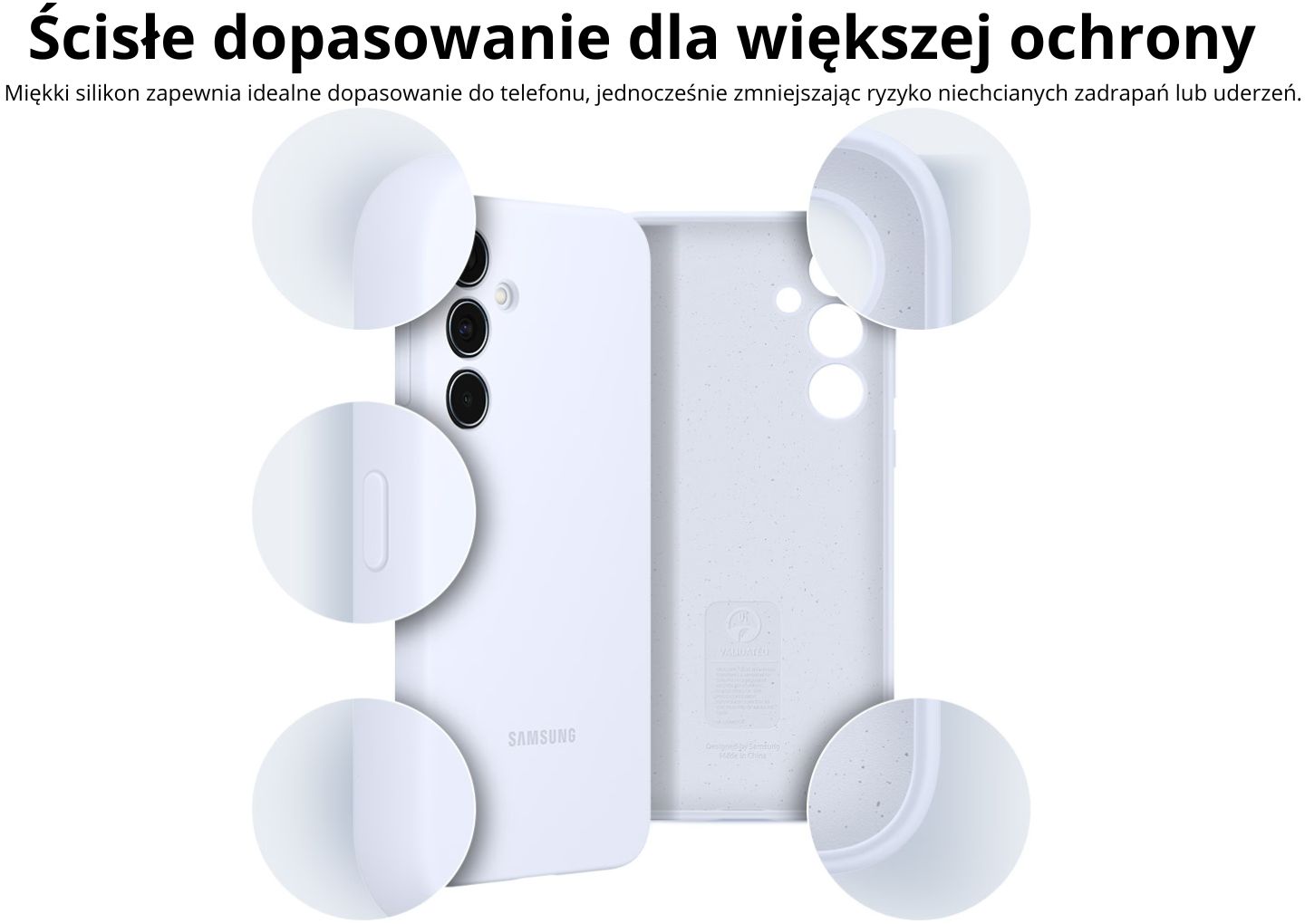 Dėklas Samsung Galaxy A55 Silicone Cover Juodas aprašymas - Prekės nuotrauka