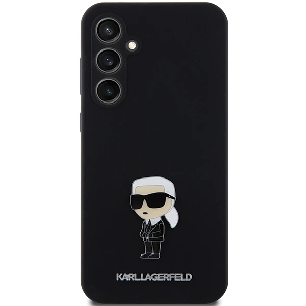 Dėklas Karl Lagerfeld KLHCS23FEMHKNPK S23 FE S711 Juodas/Juodas SILICONE IKONIK METAL PIN aprašymas - Prekės nuotrauka Dėklas Karl Lagerfeld KLHCS23FEMHKNPK S23 FE S711 Juodas/Juodas SILICONE IKONIK METAL PIN aprašymas - Prekės nuotrauka