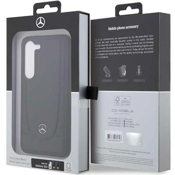 Mercedes Benz Samsung Galaxy S23 FE Mercedes Odinis Dėklas Urban (MEHCS23FEARMBK) juodos spalvos aprašymas - Prekės nuotrauka Mercedes Benz Samsung Galaxy S23 FE Mercedes Odinis Dėklas Urban (MEHCS23FEARMBK) juodos spalvos aprašymas - Prekės nuotrauka