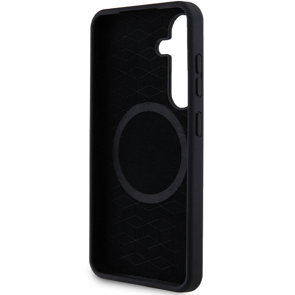 Samsung Galaxy S24 BMW Dėklas M silikoninis Printed Ring MagSafe (BMHMS24S23SROK) juodos spalvos aprašymas - Prekės nuotrauka
