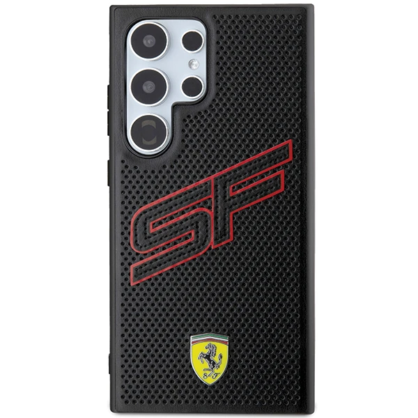 Samsung Galaxy S24 Ferrari dėklas Big SF Perforated (FEHCS24SPINK) juodos spalvos aprašymas - Prekės nuotrauka Samsung Galaxy S24 Ferrari dėklas Big SF Perforated (FEHCS24SPINK) juodos spalvos aprašymas - Prekės nuotrauka