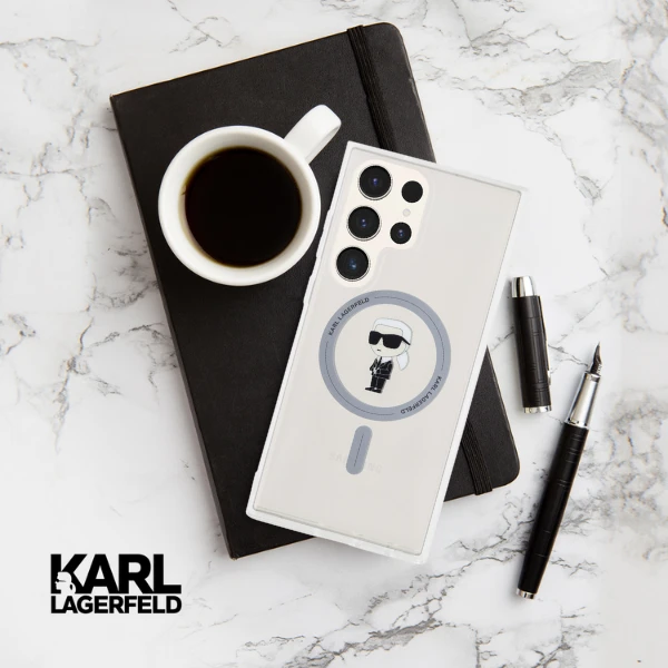 Samsung Galaxy S24 Plus Karl Lagerfeld dėklas IML Ikonik MagSafe (KLHMS24MHFCKNOT) skaidrus aprašymas - Prekės nuotrauka Samsung Galaxy S24 Plus Karl Lagerfeld dėklas IML Ikonik MagSafe (KLHMS24MHFCKNOT) skaidrus aprašymas - Prekės nuotrauka