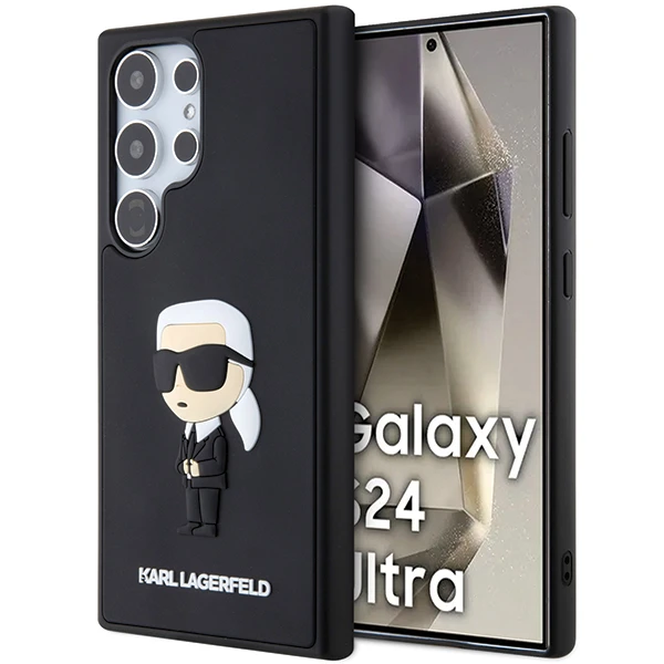 Samsung Galaxy S24 Ultra Karl Lagerfeld dėklas 3D Rubber Ikonik (KLHCS24L3DRKINK) juodos spalvos aprašymas - Prekės nuotrauka Samsung Galaxy S24 Ultra Karl Lagerfeld dėklas 3D Rubber Ikonik (KLHCS24L3DRKINK) juodos spalvos aprašymas - Prekės nuotrauka