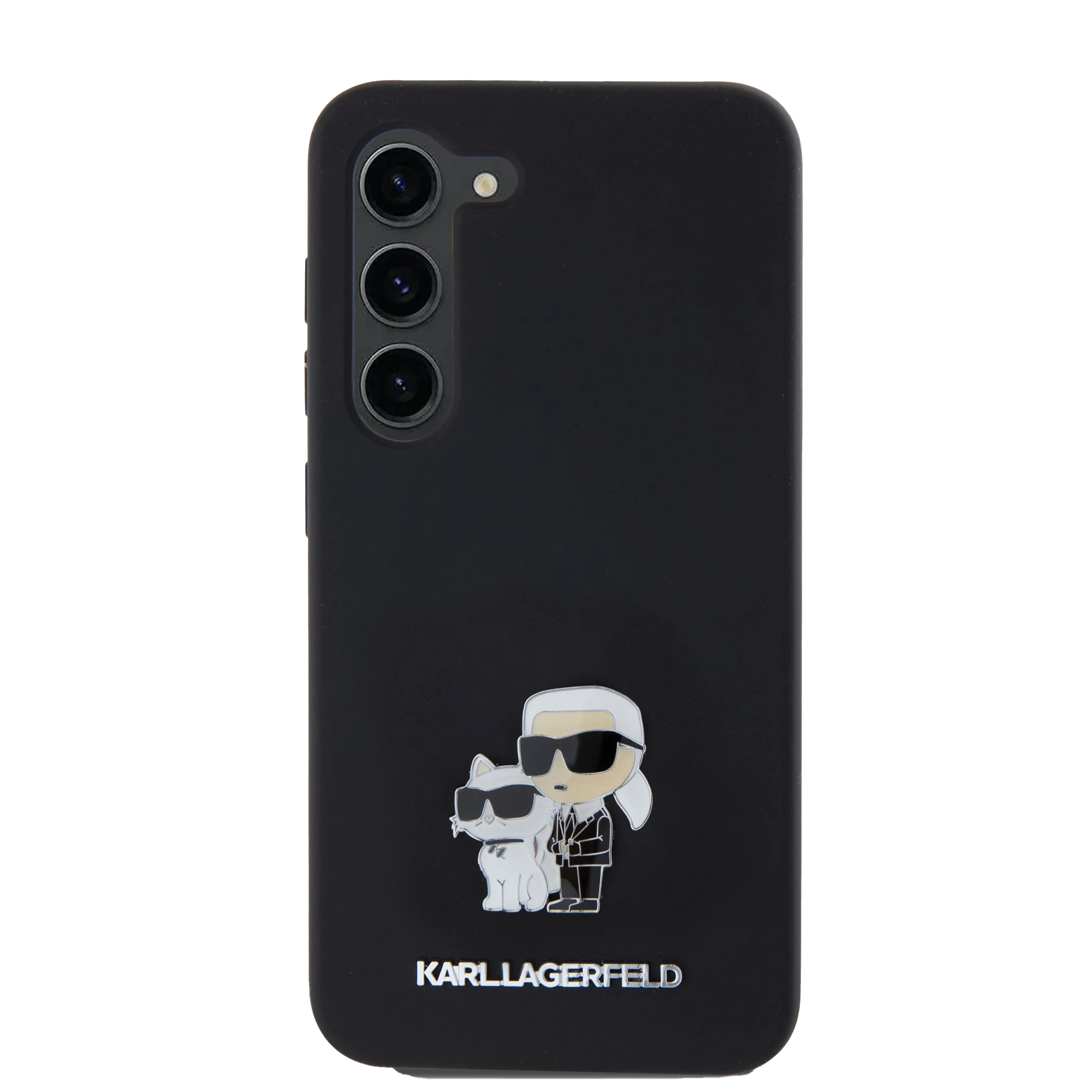 Samsung Galaxy S24 Ultra Karl Lagerfeld silikoninis dėklas Karl&Choupette Metal Pin (KLHCS24LSMHKCNPK) juodos spalvos aprašymas - Prekės nuotrauka Samsung Galaxy S24 Ultra Karl Lagerfeld silikoninis dėklas Karl&Choupette Metal Pin (KLHCS24LSMHKCNPK) juodos spalvos aprašymas - Prekės nuotrauka