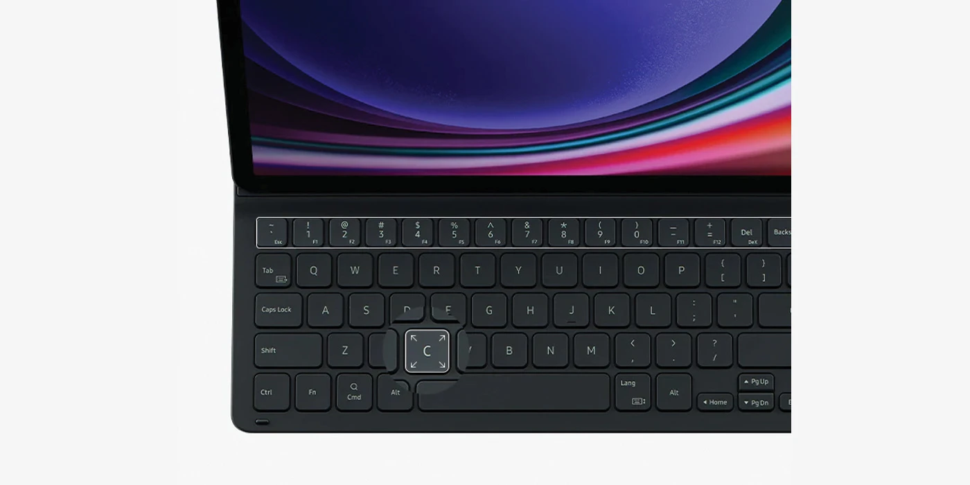 Samsung Galaxy Tab S9 Ultra Book Cover Klaviatūra Slim Juodas aprašymas - Prekės nuotrauka