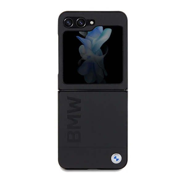 Samsung Galaxy Z Flip 5 BMW odinis dėklas Hot Stamp (BMHCZF5SLLBK) juodos spalvos aprašymas - Prekės nuotrauka Samsung Galaxy Z Flip 5 BMW odinis dėklas Hot Stamp (BMHCZF5SLLBK) juodos spalvos aprašymas - Prekės nuotrauka