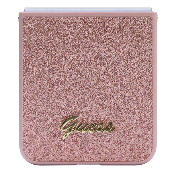 Samsung Galaxy Z Flip 5 Guess Dėklas Glitter Script (GUHCZF5HGGSHP) rožinės spalvos aprašymas - Prekės nuotrauka Samsung Galaxy Z Flip 5 Guess Dėklas Glitter Script (GUHCZF5HGGSHP) rožinės spalvos aprašymas - Prekės nuotrauka
