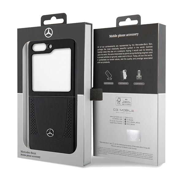Mercedes Benz Samsung Galaxy Z Flip 5 Mercedes Odinis Dėklas Urban (MEHCZF5ARMBK) juodos spalvos aprašymas - Prekės nuotrauka Mercedes Benz Samsung Galaxy Z Flip 5 Mercedes Odinis Dėklas Urban (MEHCZF5ARMBK) juodos spalvos aprašymas - Prekės nuotrauka