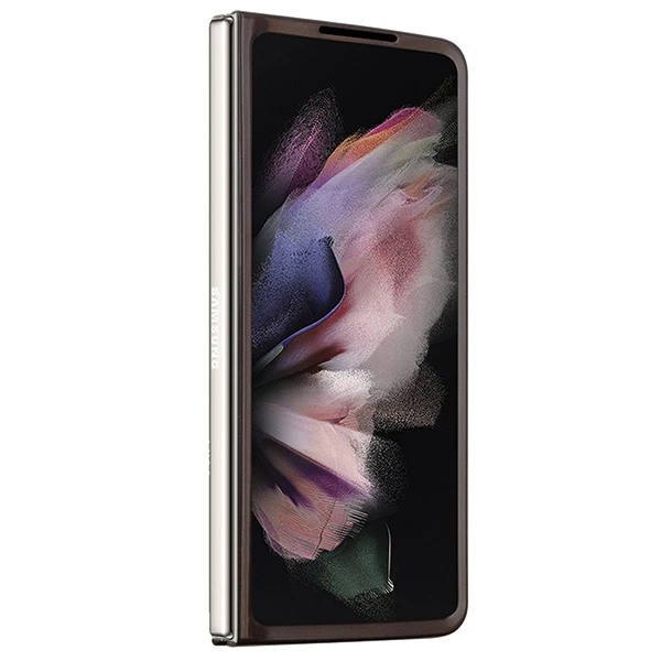 Samsung Galaxy Z Fold 5 Guess Odinis Dėklas 4G Triangle Strass (GUHCZFD5P4TDPW) rudos spalvos aprašymas - Prekės nuotrauka