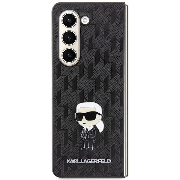 Samsung Galaxy Z Fold 5 Karl Lagerfeld Dėklas Saffiano Monogram Ikonik Pin (KLHCZFD5SAPKINPK) juodos spalvos aprašymas - Prekės nuotrauka Samsung Galaxy Z Fold 5 Karl Lagerfeld Dėklas Saffiano Monogram Ikonik Pin (KLHCZFD5SAPKINPK) juodos spalvos aprašymas - Prekės nuotrauka