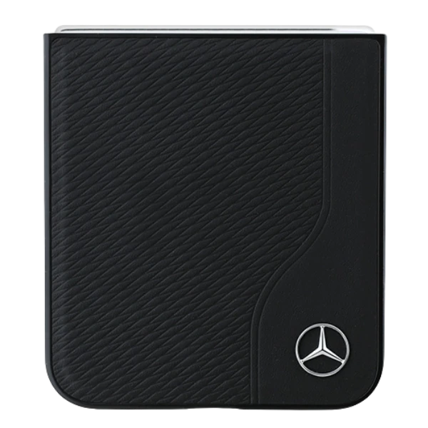 Mercedes Samsung Galaxy Z Fold6 Karl Lagerfeld Leather Wood Imitation MagSafe (MEHMZFD623RBGVK) dėklas telefonui juodos spalvos aprašymas - Prekės nuotrauka