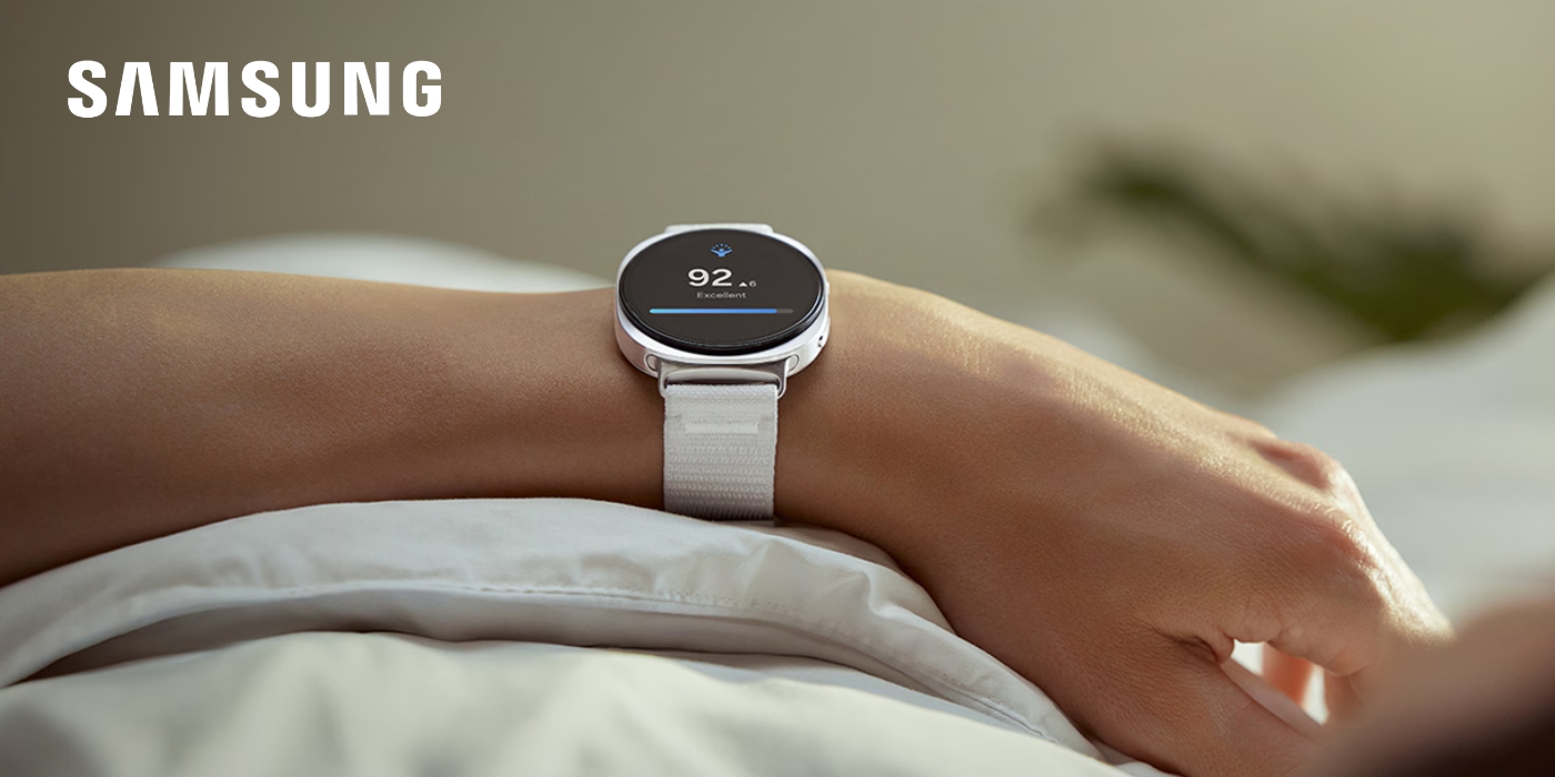 „Samsung“ medžiaginė apyrankė, skirta „Galaxy Watch8“ / „Watch8 Classic“ (S/M), mėtų spalvos aprašymas - Prekės nuotrauka