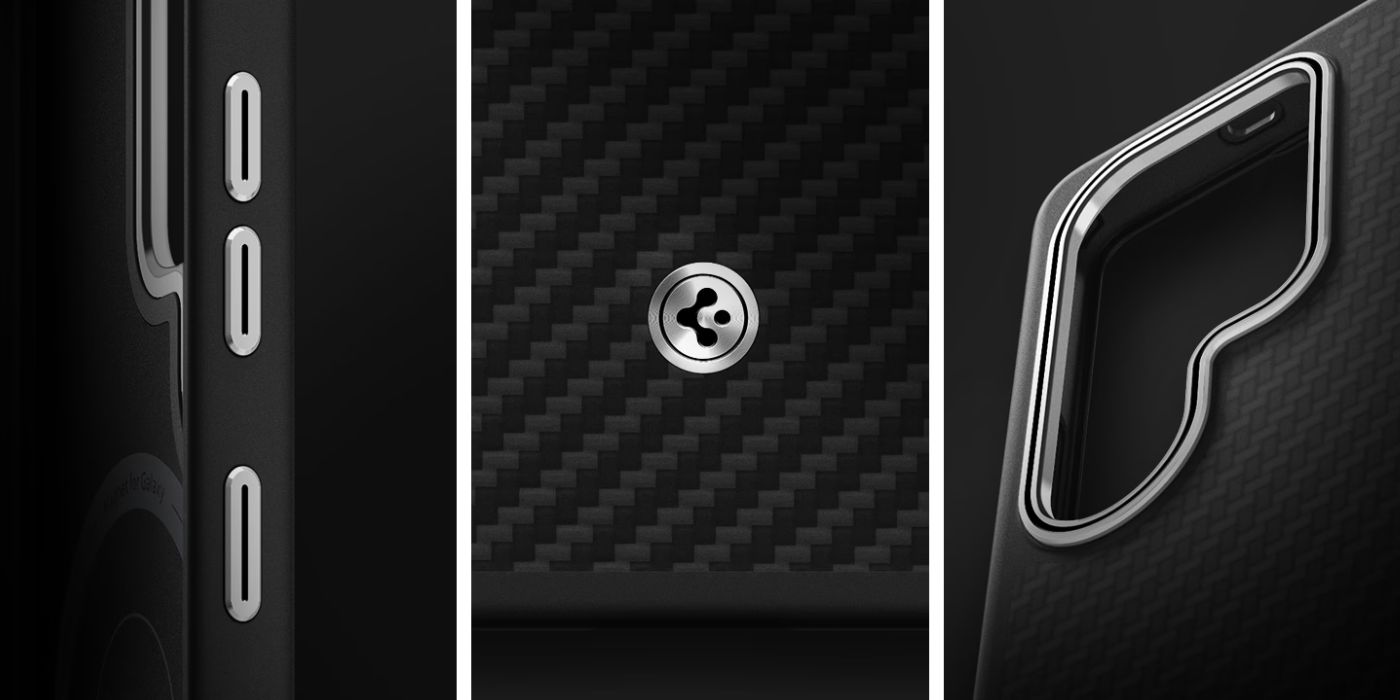 Spigen FPS938PGABW Enzo Aramid dėklas Samsung Galaxy S25 Ultra, juodas sidabras aprašymas - Prekės nuotrauka Spigen FPS938PGABW Enzo Aramid dėklas Samsung Galaxy S25 Ultra, juodas sidabras aprašymas - Prekės nuotrauka
