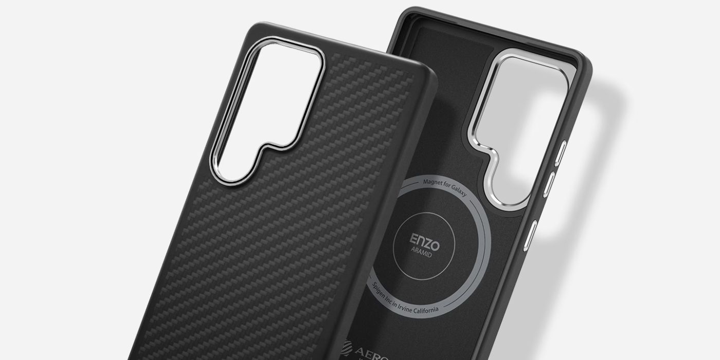 Spigen FPS938PGABW Enzo Aramid dėklas Samsung Galaxy S25 Ultra, juodas sidabras aprašymas - Prekės nuotrauka Spigen FPS938PGABW Enzo Aramid dėklas Samsung Galaxy S25 Ultra, juodas sidabras aprašymas - Prekės nuotrauka