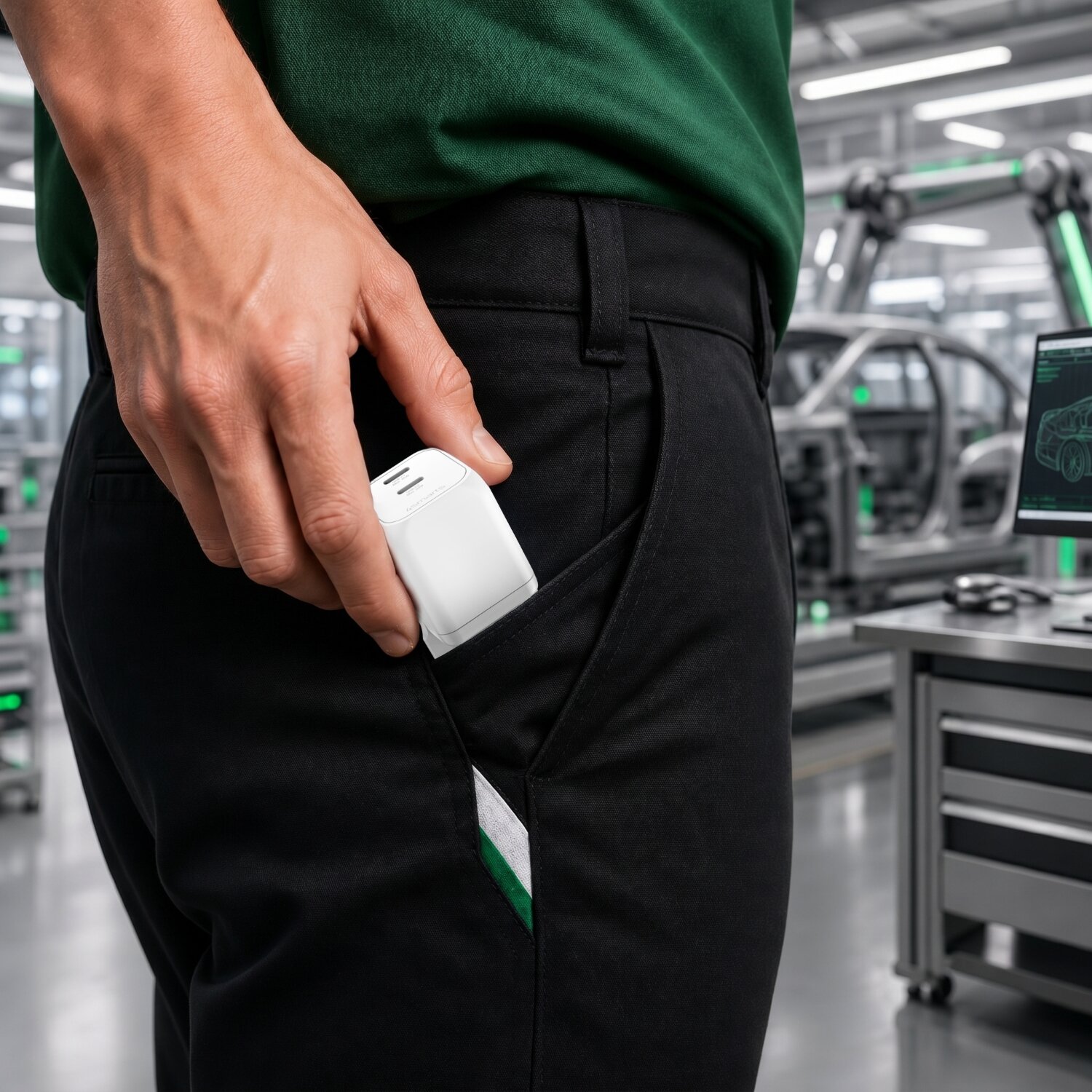 Sieninis įkroviklis 4smarts PDPlug SiC Dual 45W 2xUSB-C baltas aprašymas - Prekės nuotrauka