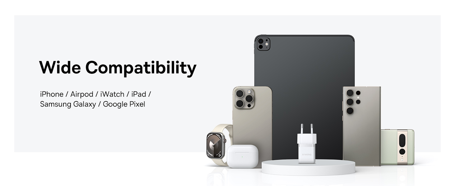 Baseus Sieninis įkroviklis Palm 20W USB-C QC3.0 PD3.0, baltas aprašymas - Prekės nuotrauka