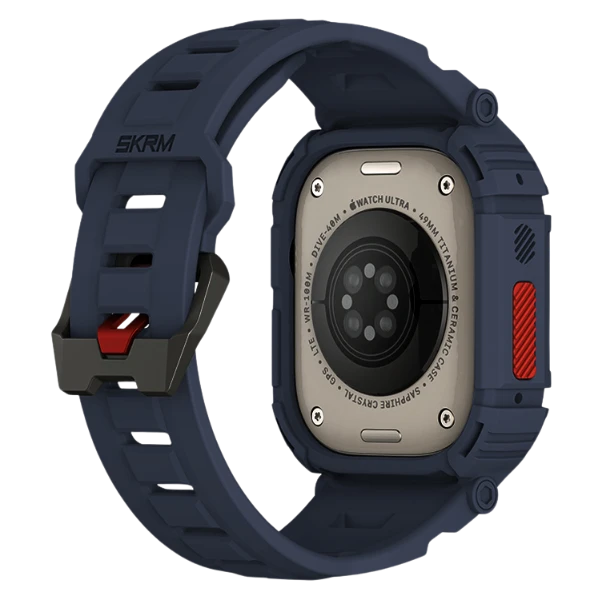 Skinarma apyrankė+Dėklas Mecha 2in1 Apple Watch 49mm navy aprašymas - Prekės nuotrauka Skinarma apyrankė+Dėklas Mecha 2in1 Apple Watch 49mm navy aprašymas - Prekės nuotrauka
