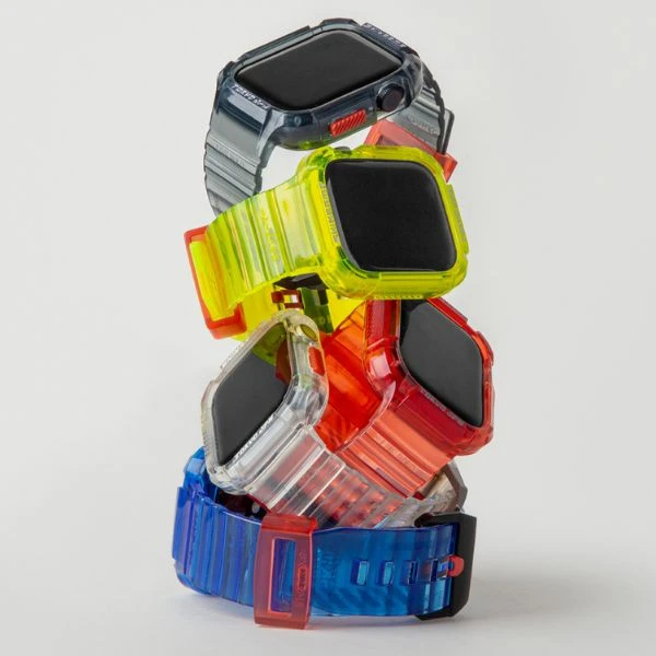 Skinarma apyrankė+Dėklas Saido 2in1 Apple Watch 45/44mm geltonos spalvos neon aprašymas - Prekės nuotrauka Skinarma apyrankė+Dėklas Saido 2in1 Apple Watch 45/44mm geltonos spalvos neon aprašymas - Prekės nuotrauka