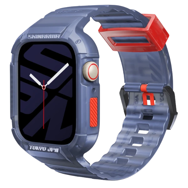 Skinarma apyrankė+Dėklas Saido 2in1 Apple Watch 45/44mm dark mėlynas aprašymas - Prekės nuotrauka Skinarma apyrankė+Dėklas Saido 2in1 Apple Watch 45/44mm dark mėlynas aprašymas - Prekės nuotrauka