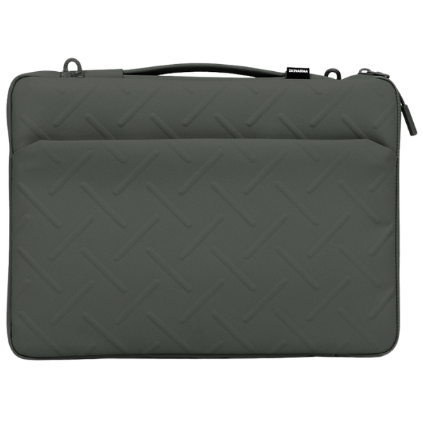 Skinarma Bag Juno nešiojamojo kompiuterio dėklas 14″ olive aprašymas - Prekės nuotrauka