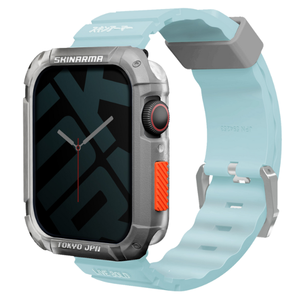 Skinarma Band Shokku laikrodžio dirželis 45/44/42mm mėlynas aprašymas - Prekės nuotrauka