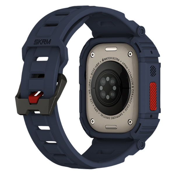 Skinarma Band+Dėklas Mecha 2in1 Watch 49mm navy aprašymas - Prekės nuotrauka Skinarma Band+Dėklas Mecha 2in1 Watch 49mm navy aprašymas - Prekės nuotrauka