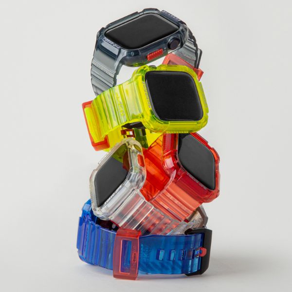 Skinarma Band+Dėklas Saido 2in1 Apple Watch 45/44mm smoke aprašymas - Prekės nuotrauka Skinarma Band+Dėklas Saido 2in1 Apple Watch 45/44mm smoke aprašymas - Prekės nuotrauka