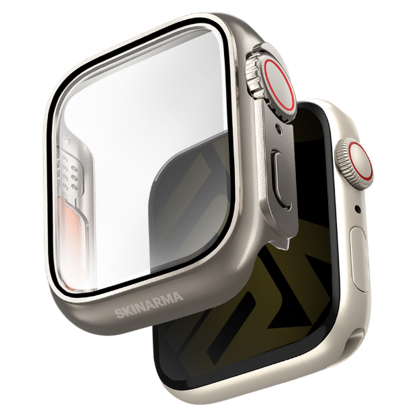 „Skinarma Gado Pro“ dėklas „Apple Watch 44mm“ titano spalvos aprašymas - Prekės nuotrauka „Skinarma Gado Pro“ dėklas „Apple Watch 44mm“ titano spalvos aprašymas - Prekės nuotrauka