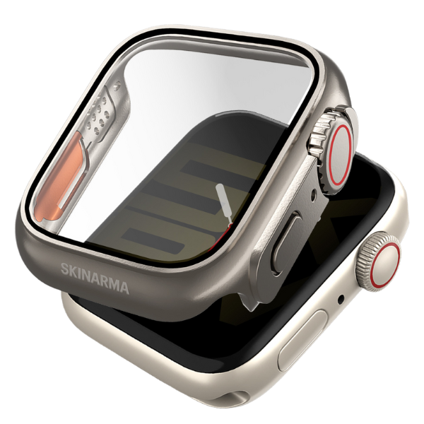 „Skinarma Gado Pro“ dėklas „Apple Watch 44mm“ titano spalvos aprašymas - Prekės nuotrauka „Skinarma Gado Pro“ dėklas „Apple Watch 44mm“ titano spalvos aprašymas - Prekės nuotrauka