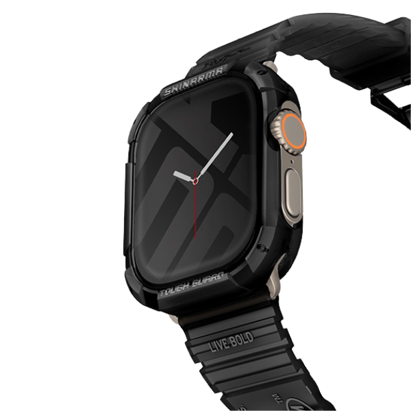 Skinarma case Kurono Apple Watch Ultra 49mm juodas aprašymas - Prekės nuotrauka Skinarma case Kurono Apple Watch Ultra 49mm juodas aprašymas - Prekės nuotrauka