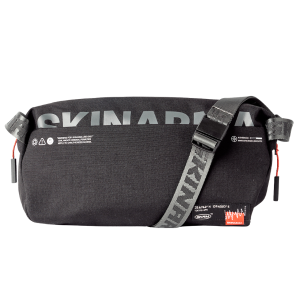 Skinarma Crossbody krepšys Fardel juodos spalvos aprašymas - Prekės nuotrauka