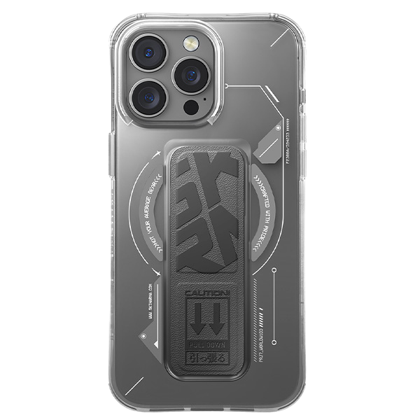Skinarma dėklas Helio iPhone 16 Pro 6.3″ magnetinis įkrovimas + laikiklis-stovas titanium aprašymas - Prekės nuotrauka