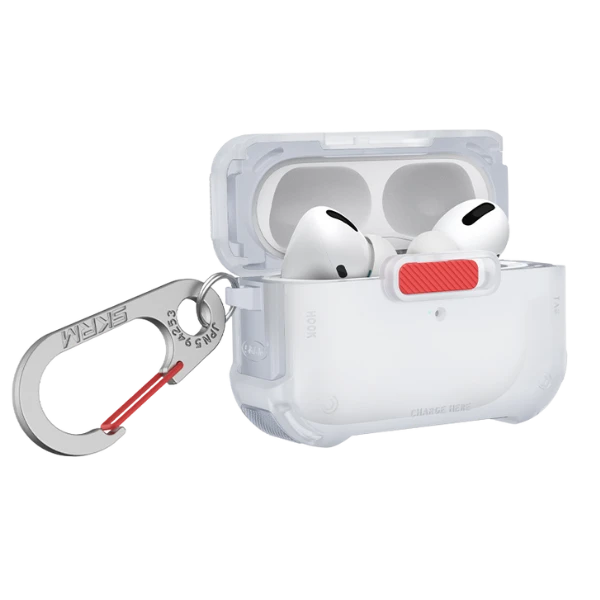 Skinarma dėklas Mecha AirPods Pro 2 frost aprašymas - Prekės nuotrauka Skinarma dėklas Mecha AirPods Pro 2 frost aprašymas - Prekės nuotrauka