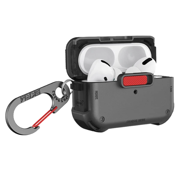 Skinarma dėklas Mecha AirPods Pro 2 gunmetal aprašymas - Prekės nuotrauka Skinarma dėklas Mecha AirPods Pro 2 gunmetal aprašymas - Prekės nuotrauka