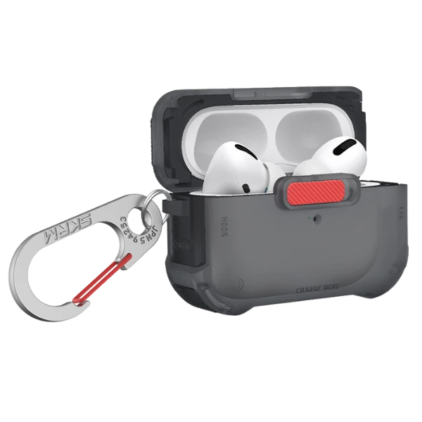 Skinarma dėklas Mecha AirPods Pro 2 smoke aprašymas - Prekės nuotrauka